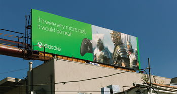 The Xbox One游戏户外宣传广告设计